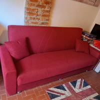 divano letto con contenitore 