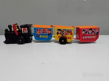 trenino giocattolo vintage in latta