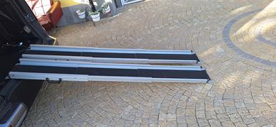 2x rampe telescopiche in alluminio antiscivolo