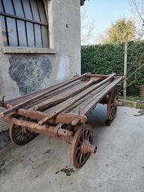 Carro in legno 