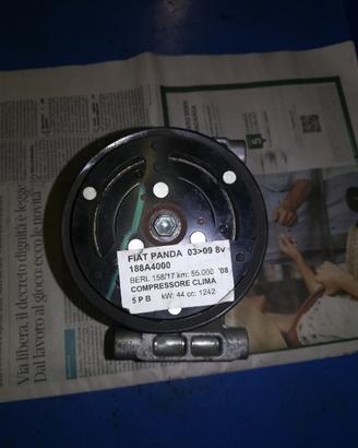 Compressore clima FIAT PANDA 1242cc 8V del 2008