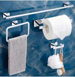 Accessori bagno in acciaio nuovi