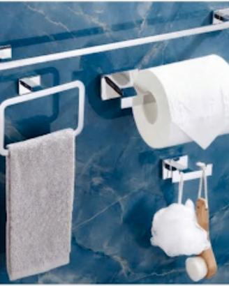 Accessori bagno in acciaio nuovi