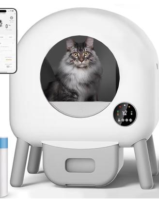 Lettiera autopulente per gatti