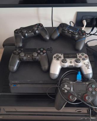 Sony PlayStation 4 PS4 Slim 1TB Fw 5.05 - 4 Joypad