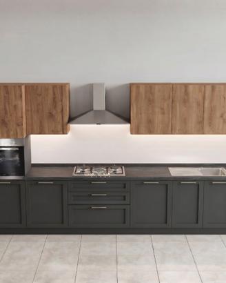 CUCINA LINEARE  MODERNA CUCINE NUOVE SU MISURA