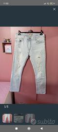 jeans uomo strappati 