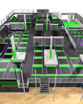 Progettiamo/Realizziamo Trampoline Park su Misura