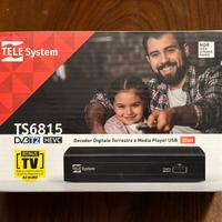 Decoder digitale terrestre Tv dvb-T2 telesystem