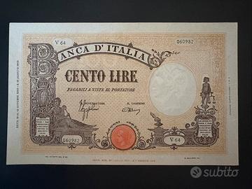 Banconota 100 Lire alta conservazione periziata