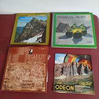 dischi 33 giri , canti di montagna di artisti vari