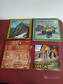 dischi 33 giri , canti di montagna di artisti vari