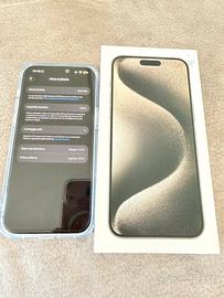 Iphone 15 pro max 256 Gb 🔋 nuova Titanio naturale