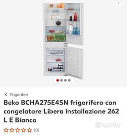 Frigorifero da incasso come nuovo!!!!