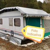 Tendostruttura copertura roulotte