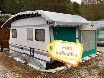 Tendostruttura copertura roulotte