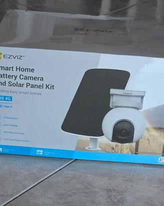 Ezviz EB8 4G Kit Telecamera 2K + Pannello Solare