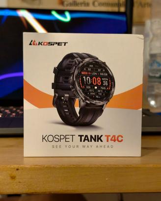KOSPET Tank T4C Smartwatch con GPS, Rugged Watch