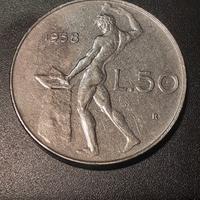 50 lire 1958 NC 