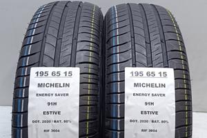 2 GOMME 195 65 15 MICHELIN RIF3604
