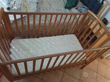 Lettino con sbarre Pali