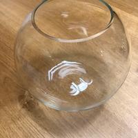 Boccia in vetro trasparente