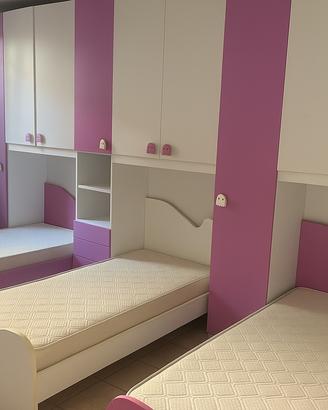 camera da letto con tre ponti