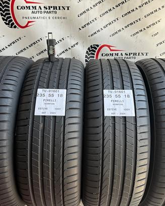 4 PNEUMATICI 235/55 R18 PIRELLI ESTIVE
