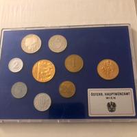 Monete Austria 1988 5 + 2 medaglie