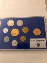 Monete Austria 1988 5 + 2 medaglie