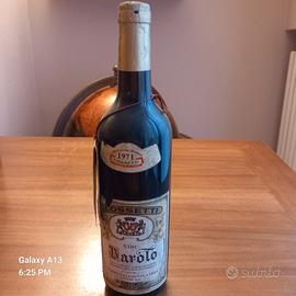 Barolo DOC 1971 - Bottiglia Storica da Collezione