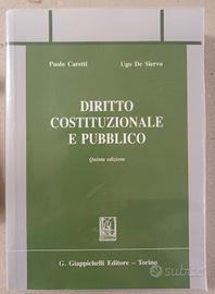 DIRITTO COSTITUZIONALE E PUBBLICO 5 ED CARETTI 