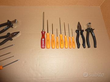 Cacciaviti BETA e WURTH + pinza ELEMATIC+tronchese