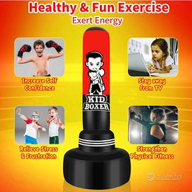 Sacco da boxe gonfiabile per bambini