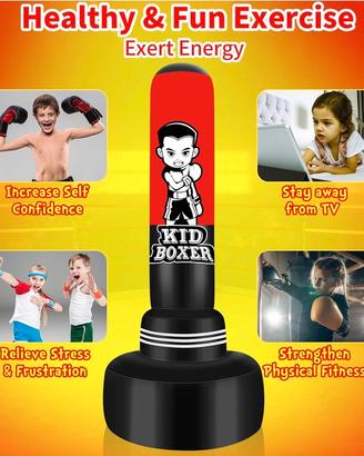 Sacco da boxe gonfiabile per bambini