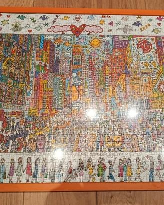 Quadro / Puzzle James Rizzi "Times Square"
