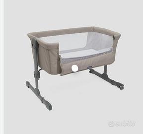 Next to me Chicco + lenzuolini cuscino e zanzarier