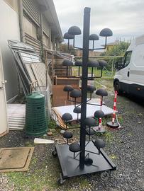 Porta caschi per moto