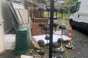 Porta caschi per moto