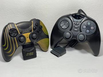 2 Controller PS2 Guillemot e Konami PES