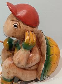 Tartaruga pescatrice in legno 