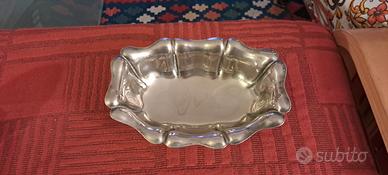 porta bon bon in peltro