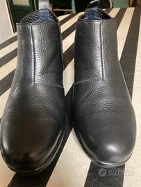 Stivaletti pelle nera Scholl n.37