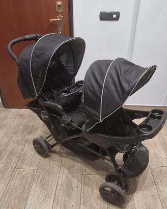 Passeggino doppio gemellare Graco