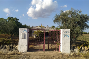 Terreno con fabbricato e terreno rustico