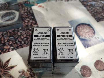 10 batterie 9 volt ricaricabili