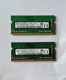 Kit Ram 32GB SK hynix (2x16GB) DDR4-3200 sodimm
