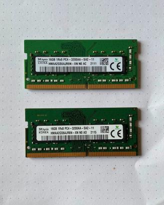 Kit Ram 32GB SK hynix (2x16GB) DDR4-3200 sodimm