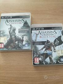 ASSASSIN'S CREED  III e IV  BLACK FLAG