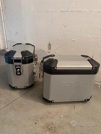 Coppia valigie alluminio Aprilia Touareg 660